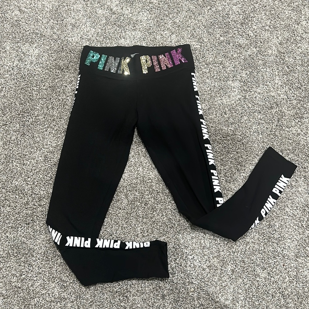 VS PINK cotton bling legging NWOT